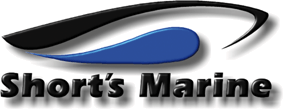 Short's Marine blue and black logo